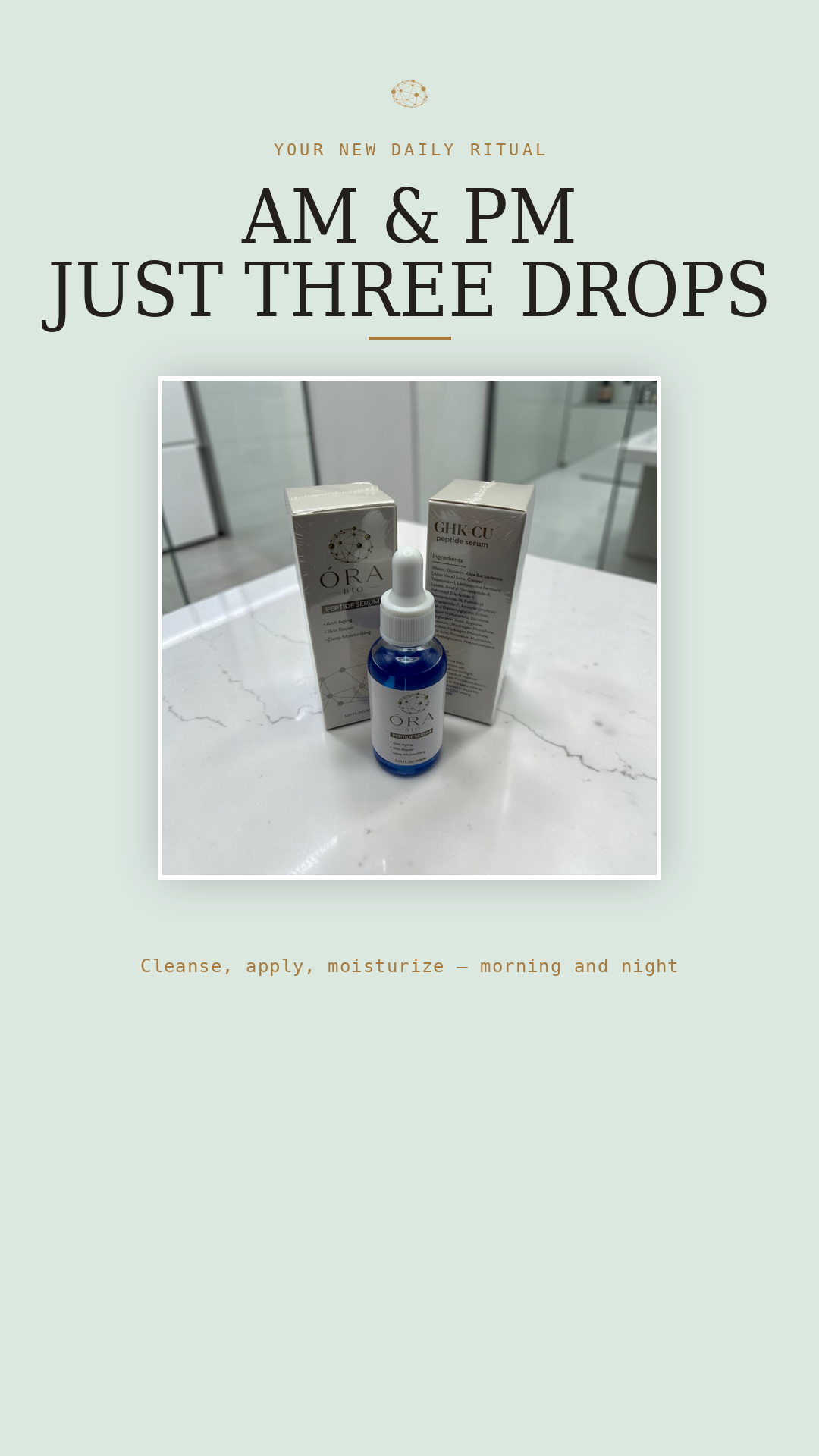 ÓRA BIO GHK-Cu Peptide Serum